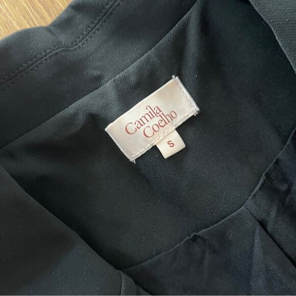Camila Coelho Brenna One Button Blazer jacket black - S - Picture 11 of 12